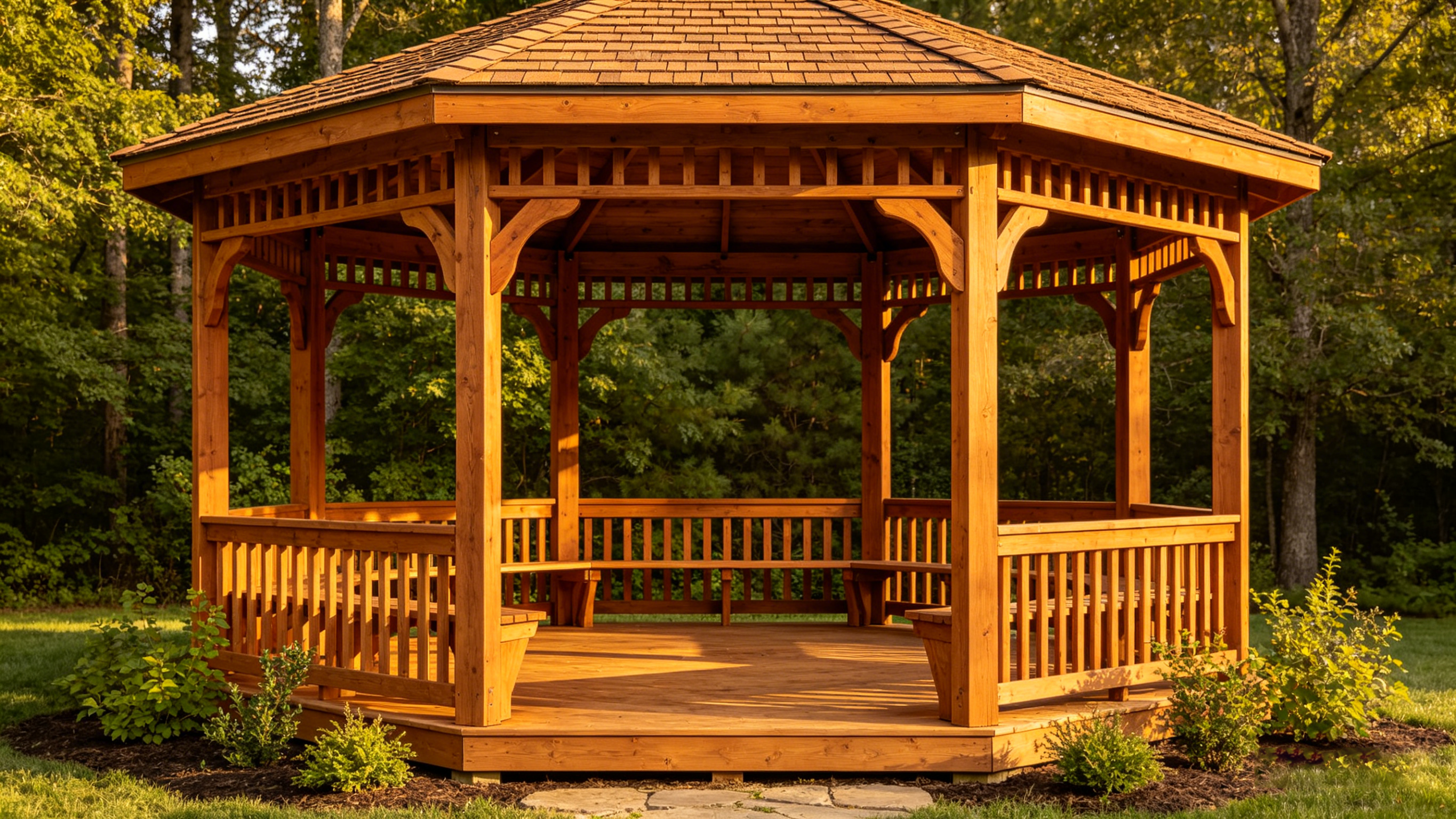 彩神・玩家建材 ：凉亭